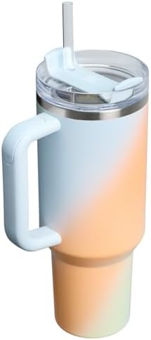 STANLEY Quencher H2.0 Flow State Tumbler, 40 oz, Sunrise Spiral - Image 3