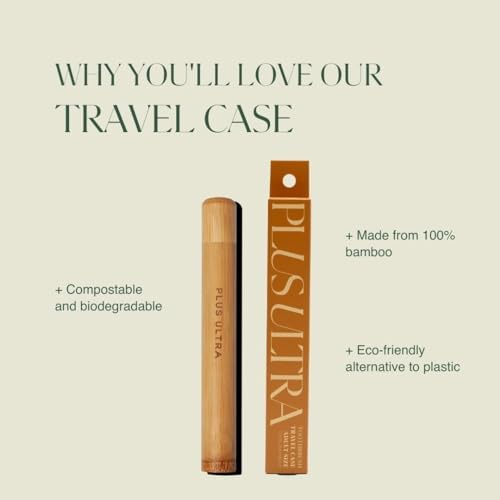 Plus Ultra Bamboo Travel Case for Adult Toothbrushes - Image 5