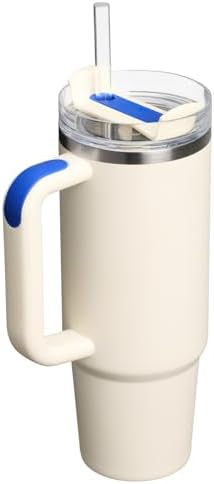 STANLEY Quencher H2.0 Flow State Tumbler, 30 oz, Cream Royal - Image 3