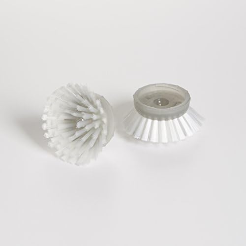 OXO Kitchen Soap Dispensing Brush Refills, Nylon Bristles, White, 3x3x1.5 Inches 2 Count (Pack of 2) - Image 3