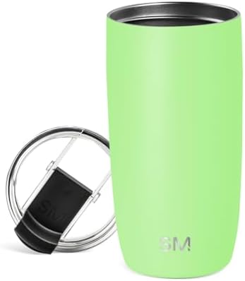 Simple Modern Travel Coffee Mug Tumbler with Flip Lid | Reusable Insulated Stainless Steel Cold Brew Iced Coffee Cup Thermos | Gifts for Women Men Him Her | Voyager Collection | 16oz | Baja by Unknown