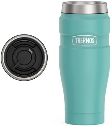 THERMOS Stainless King Stainless Steel Tumbler, 16oz, Matte Teal by Thermos
