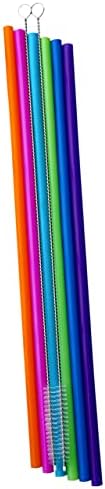 12 Inch Extra Long Reusable Silicone Straight Straws for Extra Tall Tumbler 40 OZ Hydro Flask,32 OZ Blender Bottle Nutribullet, Nutri Ninja Cups - Image 7