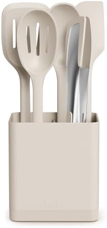 bella 6 Piece Modular Tool Set, Non-Toxic Silcone, Non-Toxic Silicone, Oatmilk by bella