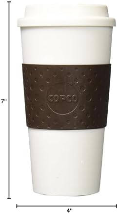 Copco Plastic Acadia Travel Mug, 16-Ounce, Brown - Image 2