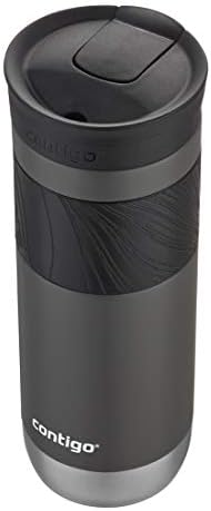 Contigo Byron Vacuum-Insulated Stainless Steel Travel Mug with Leak-Proof Lid, Reusable Coffee Cup or Water Bottle, BPA-Free, 20oz 2-Pack in Sake & Blue Corn Perfect for Hot and Cold Beverages - Image 3
