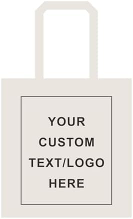 TOPDesign 240-Pack Custom Cotton Tote Bags with Logo, Bulk Personalized Cloth Bags, Suitable for DIY, Advertising, Promotion, Gift, Activity by TOPDesign