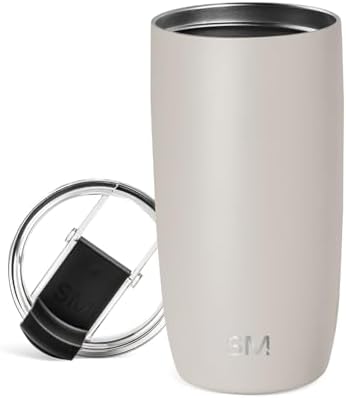 Simple Modern Travel Coffee Mug with Lid | 16oz | Beige by Unknown