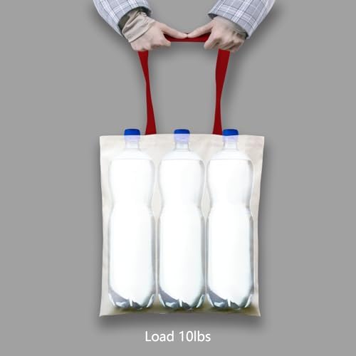 TOPDesign 12-Pack Economical 16"x15" Cotton Tote Bag, Lightweight Medium Reusable Grocery Shopping Cloth Bags, Suitable for DIY, Advertising, Promotion, Gift, Activity - Image 6