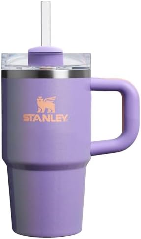 Stanley Quencher H2.0 Tumbler with Handle and Straw 20 oz | Flowstate 3-Position Lid | Cup Holder Compatible for Travel | Insulated Stainless Steel Cup | BPA-Free | Periwinkle Shimmer by Unknown