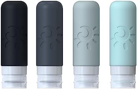 Zafit Travel Bottles for Toiletries, TSA Approved Travel Containers 3oz Leak Proof Travel Tubs Refillable Liquid Travel Accessories for Shampoo Conditioner Lotion Body Wash(Multicolored A) - Image 2