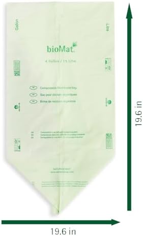 bioMat 4 Gallon Compostable Food Scrap Bags, 100 Count - Image 4