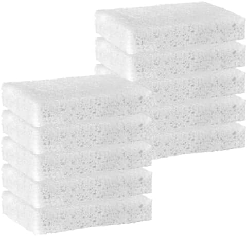 YoleShy White Sponges Kitchen 10 Pack Natural Compressed Cellulose Sponges for Dishes Non Scratch for Household Cookware Bathroom Cars Soft Super Absorbent Reusable by YoleShy