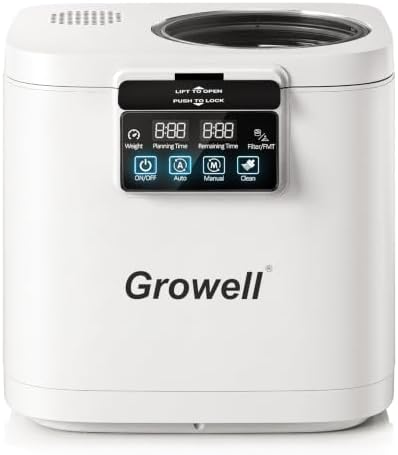 Growell Electric Composter for Kitchen,4L Countertop Food Waste Compost Bin by Growell
