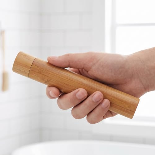 4PCS Travel Bamboo Toothbrush Case - Empty Portable Reusable Toothbrush Tube with Cover for Travel Trip Camping - Personal Tools Container Holder Organizer - Image 4