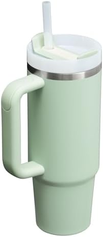 STANLEY Quencher H2.0 Flow State Tumbler, 30 oz, Matcha Cream - Image 2
