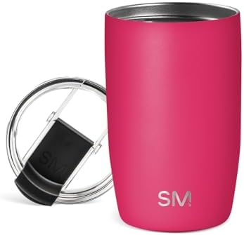 Simple Modern Travel Coffee Mug Tumbler with Flip Lid | Reusable Insulated Stainless Steel Cold Brew Iced Coffee Cup Thermos | Gifts for Women Men Him Her | Voyager Collection | 12oz | Berry Twist by Unknown
