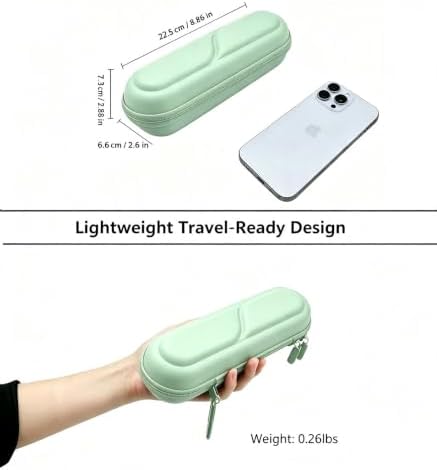 ProCase Toothbrush Travel Case for Oral-B/Oral-B Pro 1000 1500 5000 7000 7500 6000 9600/Philips Sonicare 4100 5100 1100 6100 5300 Oral-B iO Electric Toothbrush Portable Hard Container -Aqua - Image 2