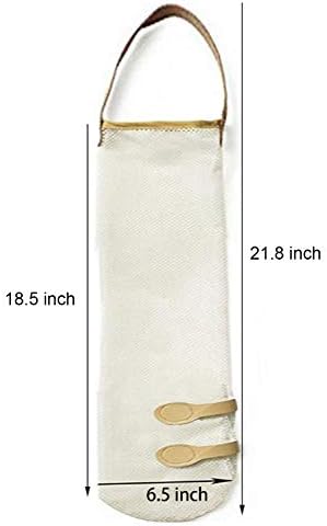 Ahyuan Hanging Mesh Storage Bags 5 Pack Onion Garlic Potatoes Net Mesh Bag Long and Large Reusable Net Produce Bags for Fruit Veggies Garbage Bag for Home RV Camper - Image 2