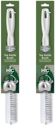 HIC Kitchen Tea Kettle Cleaning Brush for Spouts, Set of 2 by HIC