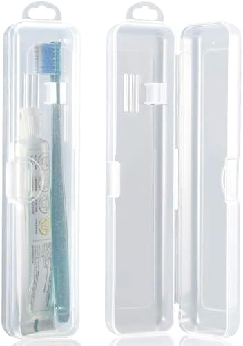 MingTa Set of Two Pack Travel Toothbrush & Toothpaste Storage Case Travel Size - Image 2