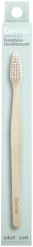 Davids Toothpaste Premium Bamboo Soft Toothbrush Single, 1 EA by Davidspremiumoralcare