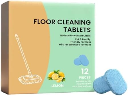 12Pcs Lemon Scent Floor Cleaning Tablets, Hard Floor Cleaner Tablets - Image 6