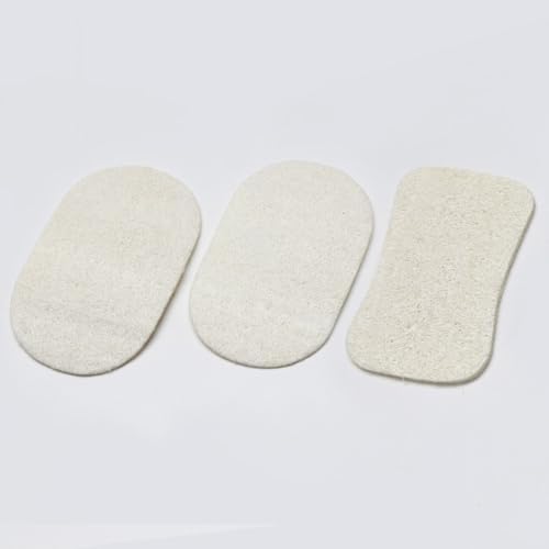 6pcs Natural Loofah Dishwashing Brush Set for Kitchen, Microfiber Scouring Pads with Beige Color, Environmentally Friendly, Effective for Removing Pots, - Image 7