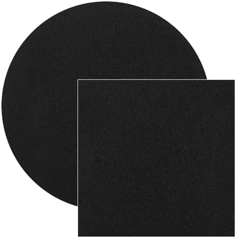 6.7inch & 5inch Charcoal Filters for Kitchen Compost Bucket, Compost Filter for Countertop Bin,Compost Pail Replacement Activated Carbon Charcoal Filters, Round& Rectangle by IOUALEY