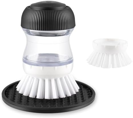 OYV Soap Dispensing Palm Brush Set by OYV