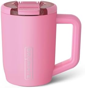 BrüMate Müv - 15oz 100% Leak Proof Insulated Coffee Mug with Handle & Lid - Stainless Steel Coffee Travel Mug - Double Walled Coffee Cup (Primrose) by Br%C3%BCMate