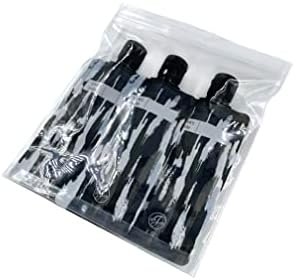 Ms. J Travel Essentials Eco Travel Bottles, Black, White and Gray - Image 2