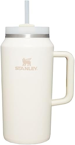 STANLEY Quencher H2.0 Flow State Tumbler, 64 oz, Cream by Unknown