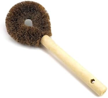 Natural Coconut Coir Dish Brush, 4 PCS - Image 3
