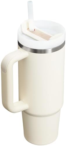 STANLEY Quencher H2.0 Tumbler with Handle and Straw 30 oz | Flowstate 3-Position Lid | Cup Holder Compatible for Travel | Insulated Stainless Steel Cup | BPA-Free | Cream 2.0, Pack of 4 - Image 2