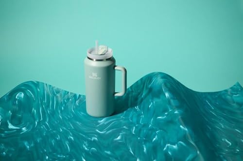 STANLEY Quencher H2.0 Flow State Tumbler, 64 oz, Seafoam - Image 6
