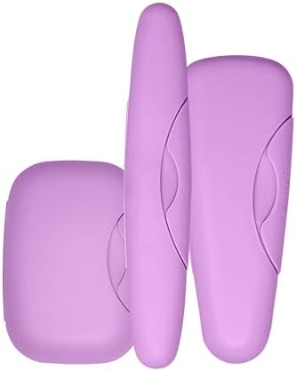 RADIUS Travel Case Value Pack, 3 Count (Toothbrush, Razor, Soap), BPA-Free Recycled Plastic, Portable for Bathroom, School, Home, Camping - Lavender by RADIUSCorporation