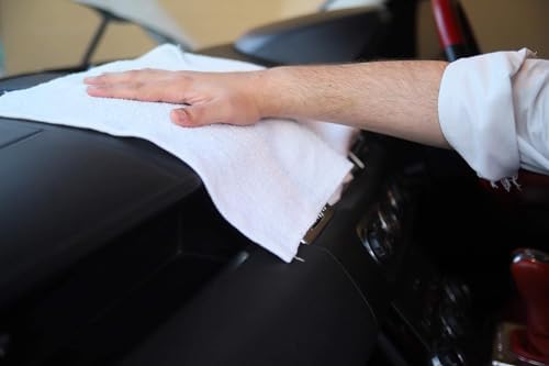 Avalon Towels Terry Bar Mop Towels (Value Pack of 144) Size 14"x17" – Absorbent and Durable, Multipurpose Cleaning Rags, Cotton Cleaning Cloths, Terry Cloth Rags, Reusable Shop Rag (White) - Image 6
