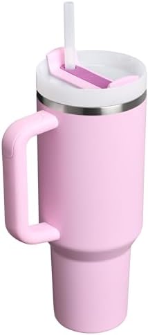 STANLEY Quencher H2.0 Flow State Tumbler, 40 oz, Cherry Blossom - Image 3