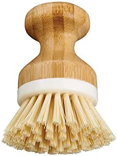 HIC Kitchen Vegetable Scrubber Dishwashing Brush, Bamboo with Non-Scratch Bristles - Image 7