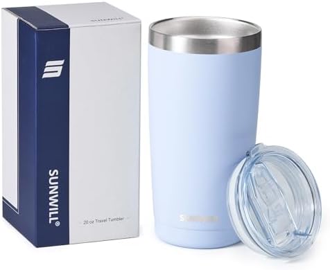 SUNWILL Coffee Tumbler, 20 oz Insulated Travel Mug Stainless Steel - Image 5