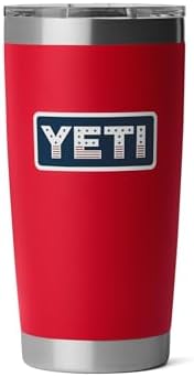 YETI Rambler 20 oz Stainless Steel Vacuum Insulated Tumbler w/MagSlider Lid by YETI
