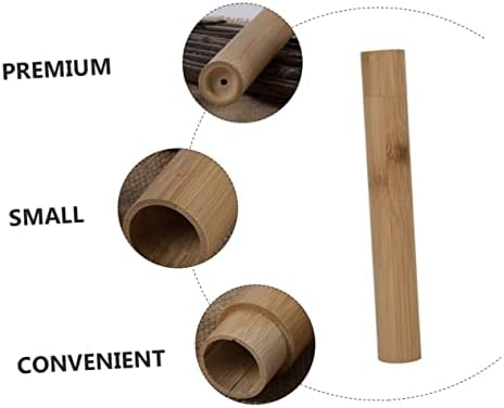 PartyKindom 2pcs Portable Travel Toothbrush Case Holder Bamboo Toothbrush Storage Container Waterproof and Lightweight for Outdoor Camping Hotel Use - Image 3