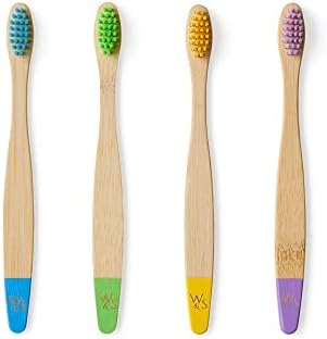 Wild & Stone Organic Children's Bamboo Toothbrush | Four Colors | Soft Fibre Bristles | 100% Biodegradable Handle | BPA Free | Vegan Eco Friendly Kids Toothbrushes - Image 5