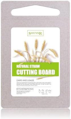 Cutting Board for Kitchen, Wheat Straw Fiber Cutting Board, Dish Washer Safe, w/Juice Grooves for Meat, Veggies,Easy Grip Handle, Non-slip Surface,Eco-friendly,Serveware Accessories(11.8‘x7.3‘) by zzsbrm