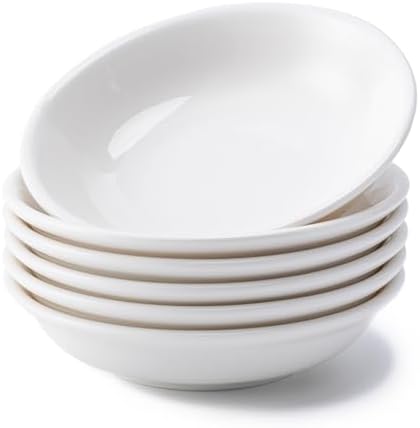 Eisinly 6 Pack Dipping Bowls, 3 OZ Small Ceramic Soy Sauce Dish, White by Eisinly
