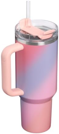 STANLEY Quencher H2.0 Flow State Tumbler, 40 oz, Sunset Spiral - Image 3