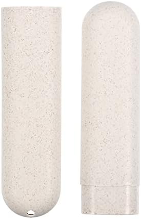 VOCOSTE 2Pcs Toothbrush Case, Green & Beige - Image 7