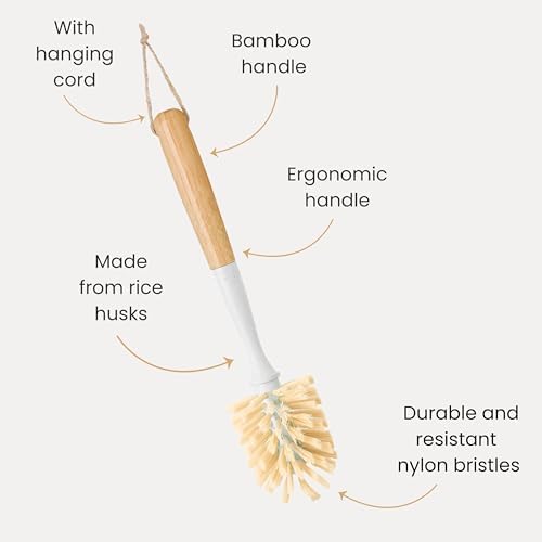 Vigar Zeroline 10.2 in Bamboo Bottle Brush with Long Handle - Image 3
