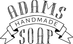 Adams Handmade Soap Variety Pack – 6 Bar Set: Tea Tree, Lavender, Eucalyptus, Patchouli, Peppermint, Lemongrass | Vegan, Cold Process, 84% Organic, USA Made